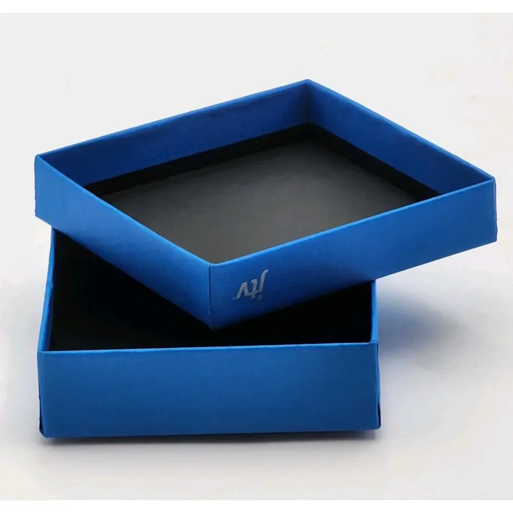 Lot Of 20 Empty Jewelry Boxes Cardboard Blue JTV logo FAST SHIPPING